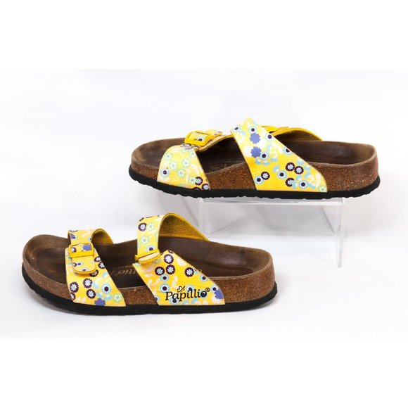 Birkenstock Yellow Flower Print "Sydney" - Picture 3 of 8